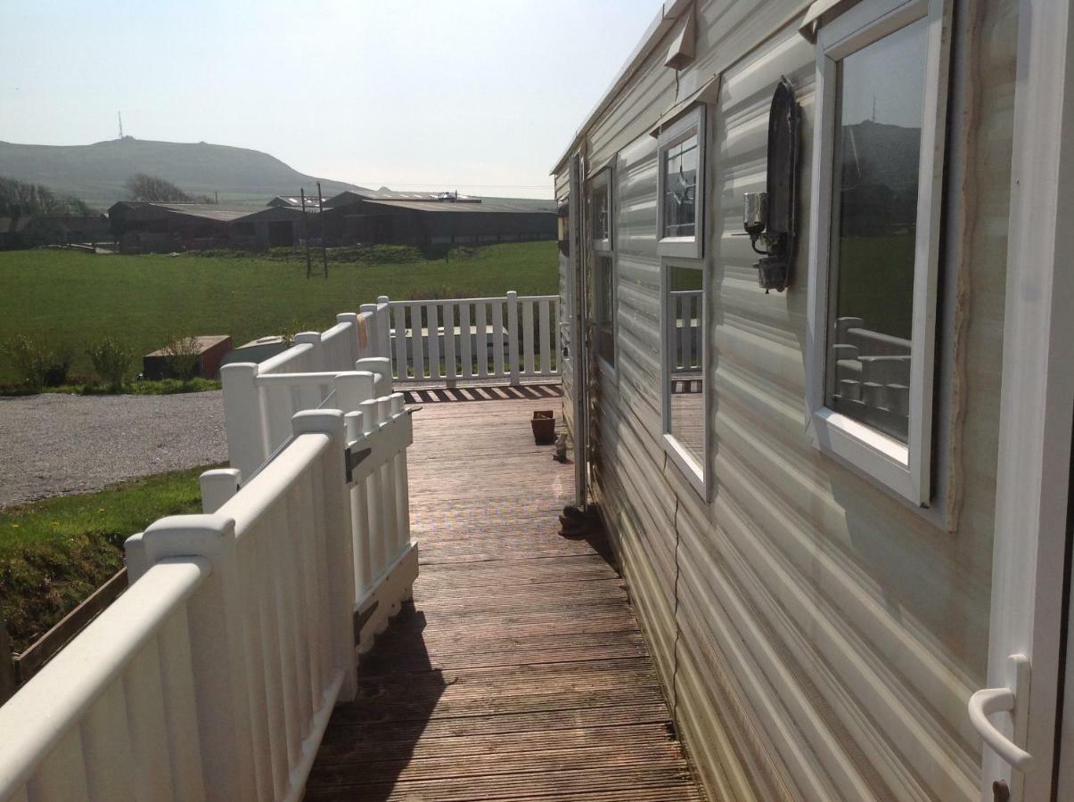 Criw Bach Static Caravan Apartment Bryncroes Exterior photo
